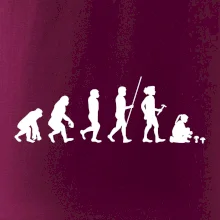 Evolúcia hubárka žena Evolúcia hubárka žena