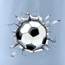 Futbalová lopta v triku Futbalová lopta v triku