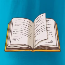 Kniha farebná otvorená Kniha farebná otvorená