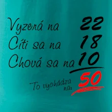 Vyzerá, cíti sa, chová sa - 50 rokov Vyzerá, cíti sa, chová sa - 50 rokov