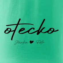 Otecko - tričko s menami deti Otecko - tričko s menami deti