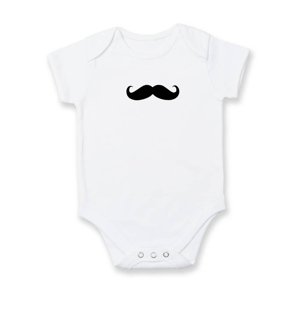 Mustache - fúziky - Dojčenské body