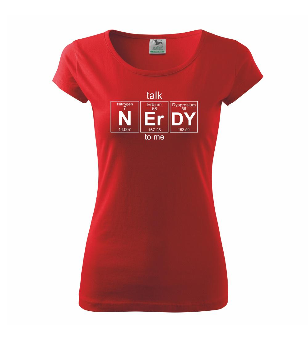 Talk nerdy - periodická tabuľka - Pure dámske tričko