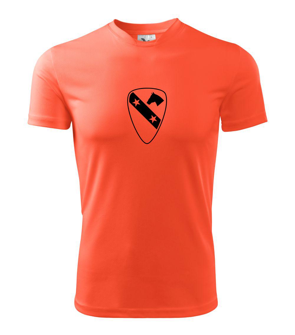 1st Cavalry Division hviezdy - Detské tričko fantasy športové tričko