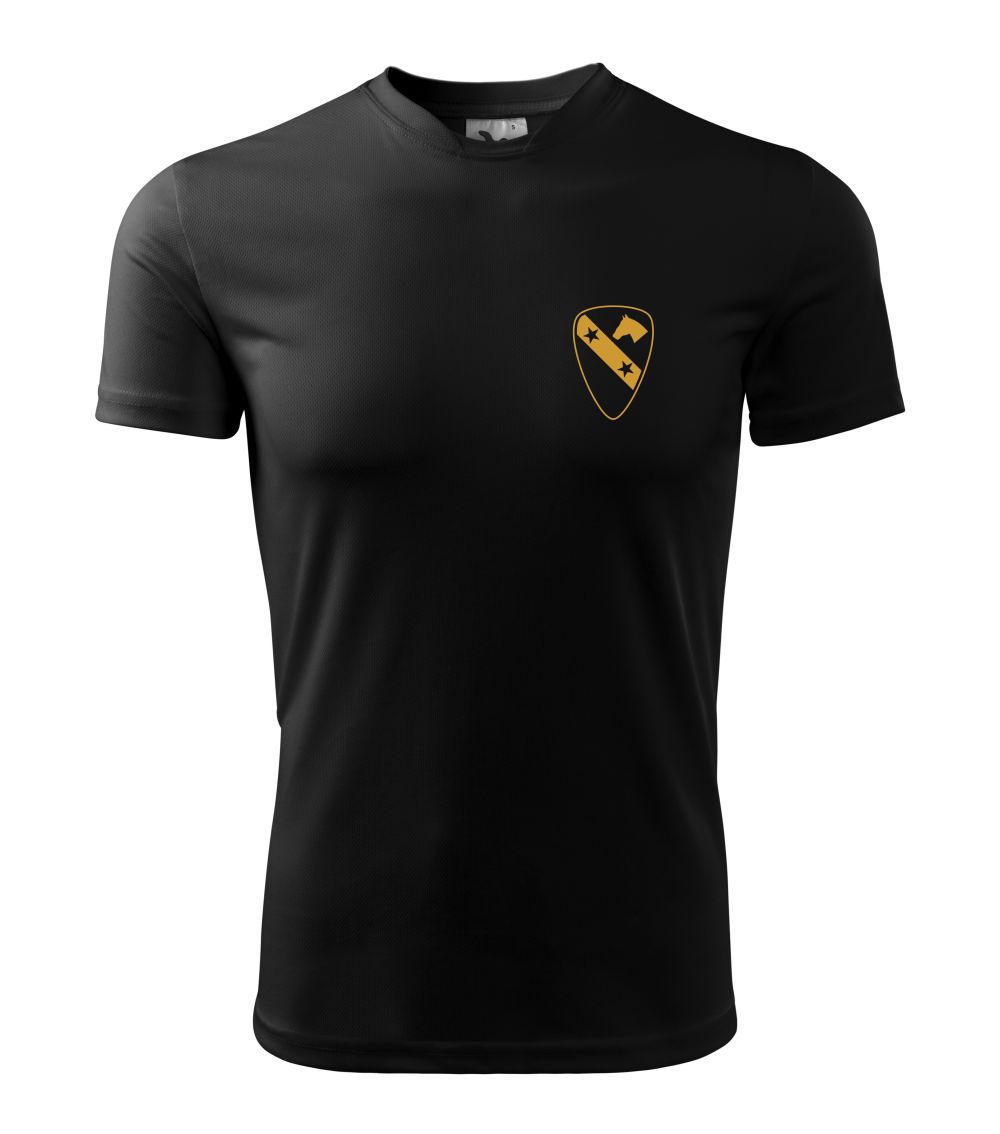 1st Cavalry Division hviezdy prsia zlatá - Detské tričko fantasy športové tričko
