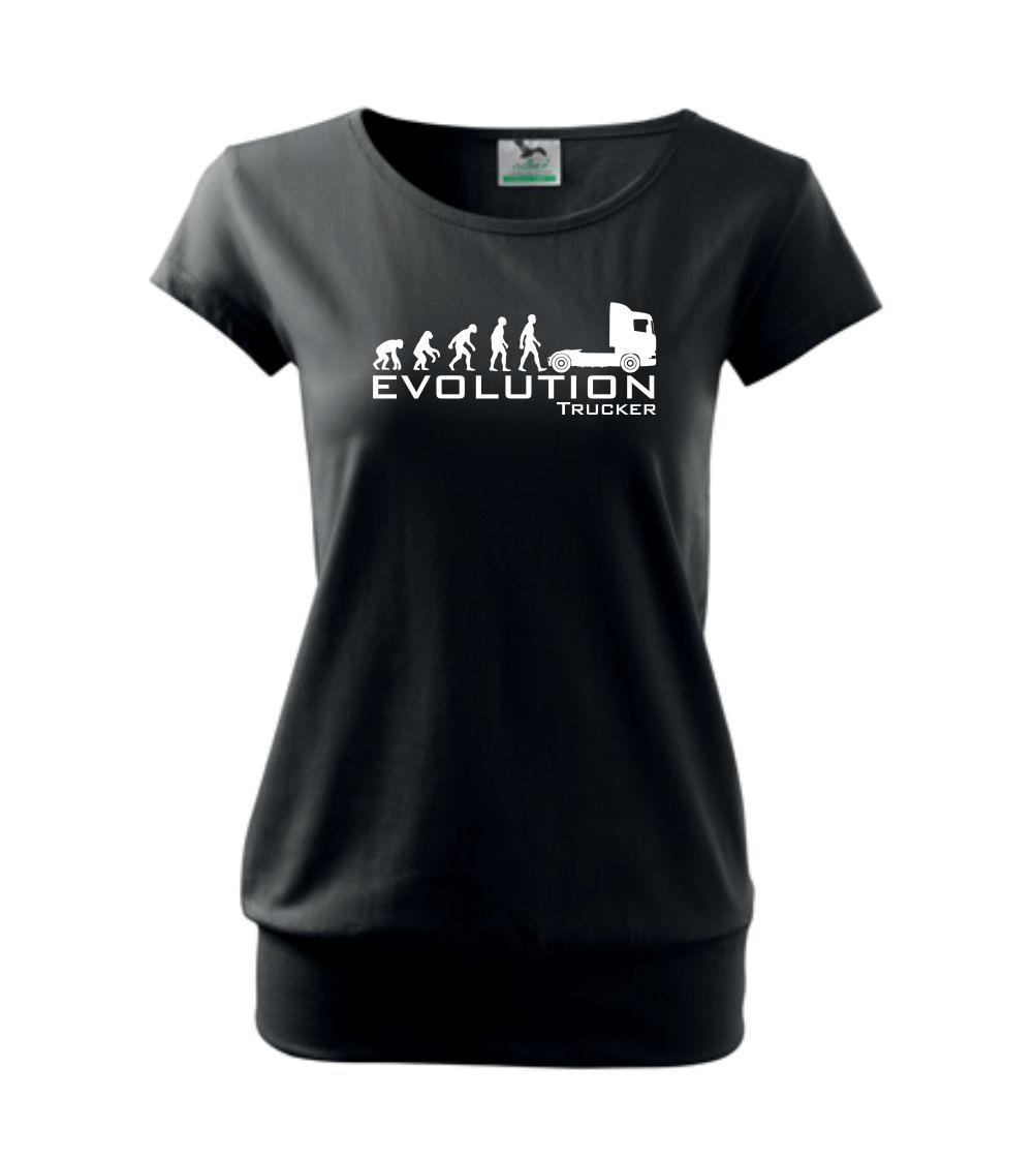 Evolúcia trucker - Voľné tričko city