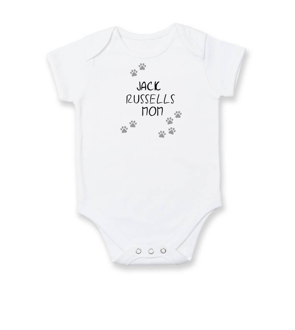 Jack Russell mom (Jack Russell teriér)  (Reflexné labky) - Dojčenské body