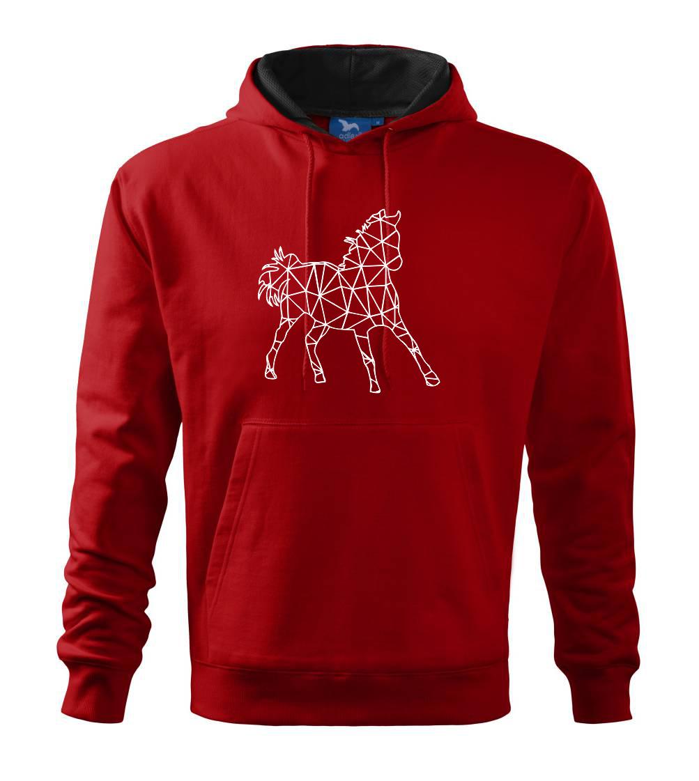 Geometria - kôň - Mikina s kapucňou hooded sweater