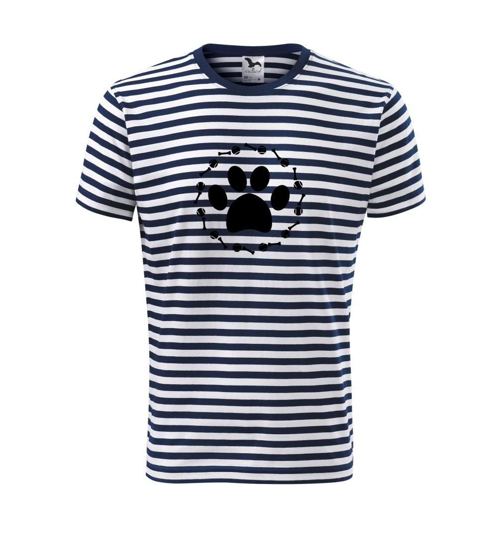 Labka lopta kosť pes - Unisex tričko na vodu