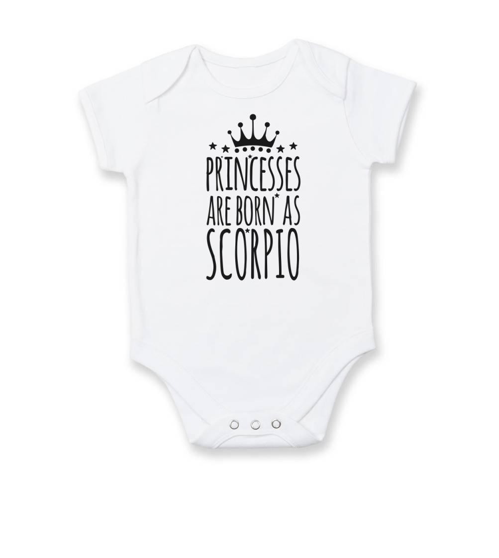 Princesses are as born as Scorpio - Škorpión - Dojčenské body