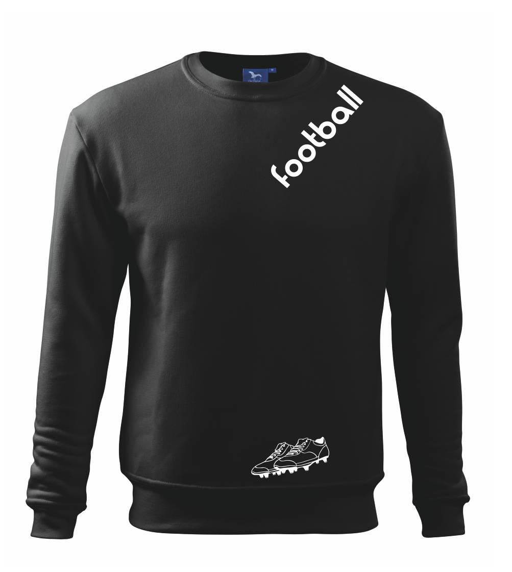 FOOTBALL nápis šikmo - Mikina Essential detská