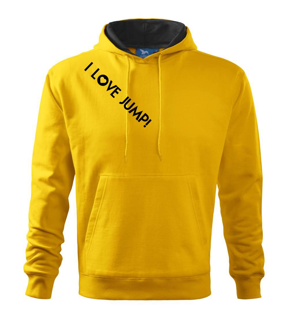 I love Jump! - Mikina s kapucňou hooded sweater