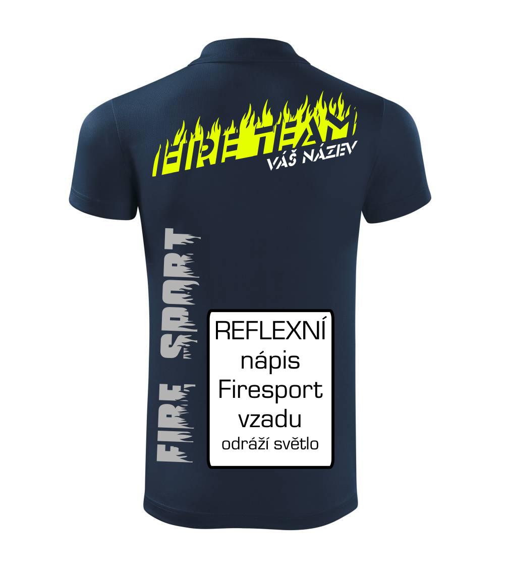 Fire team - oheň - Váš názov - Polokošeľa Victory \