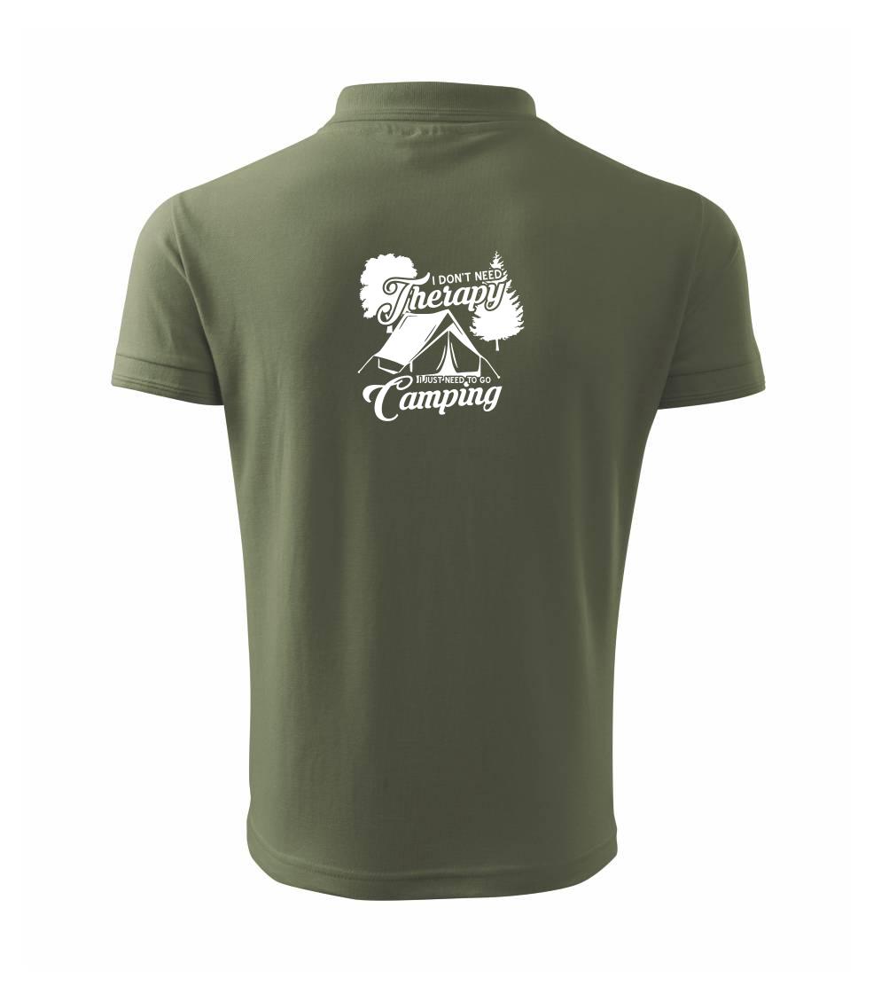 I don\'t need therapy camping - Polokošeľa pánska Pique Polo 203