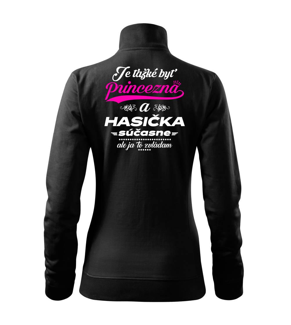 Je ťažké byť princezná - Hasička - Mikina dámska Viva bez kapucne