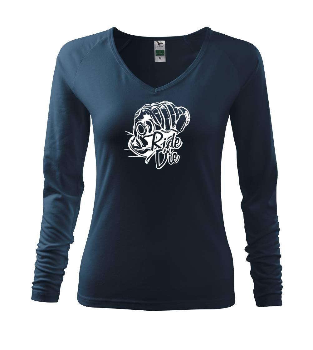 Ride or Die moto - Tričko dámske Elegance