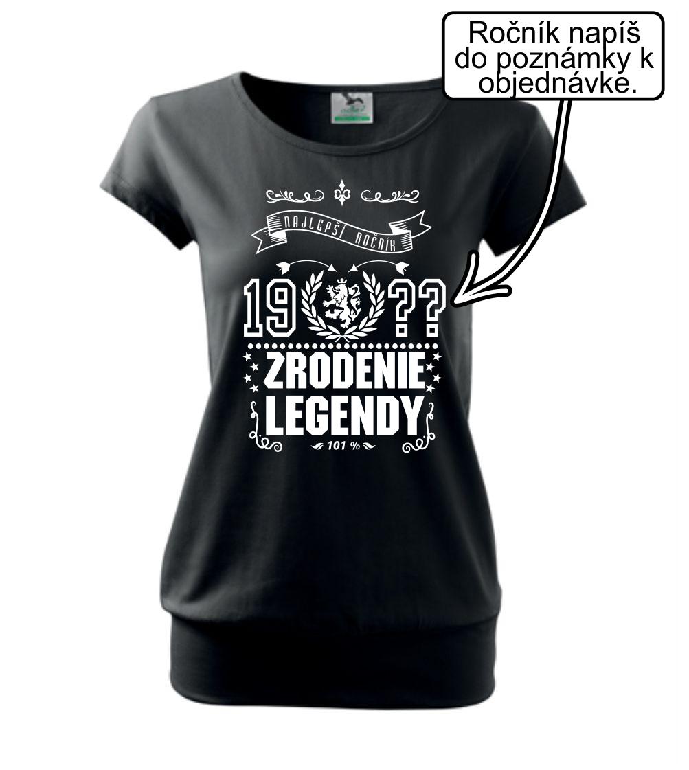 Zrodenie legendy - Slovenský lev - Voľné tričko city