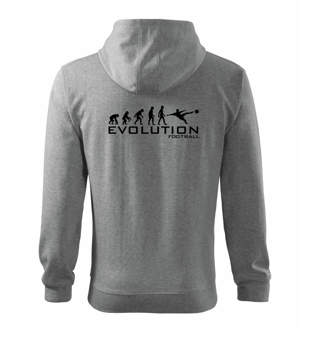 Evolution Football - Mikina s kapucňou na zips trendy zipper