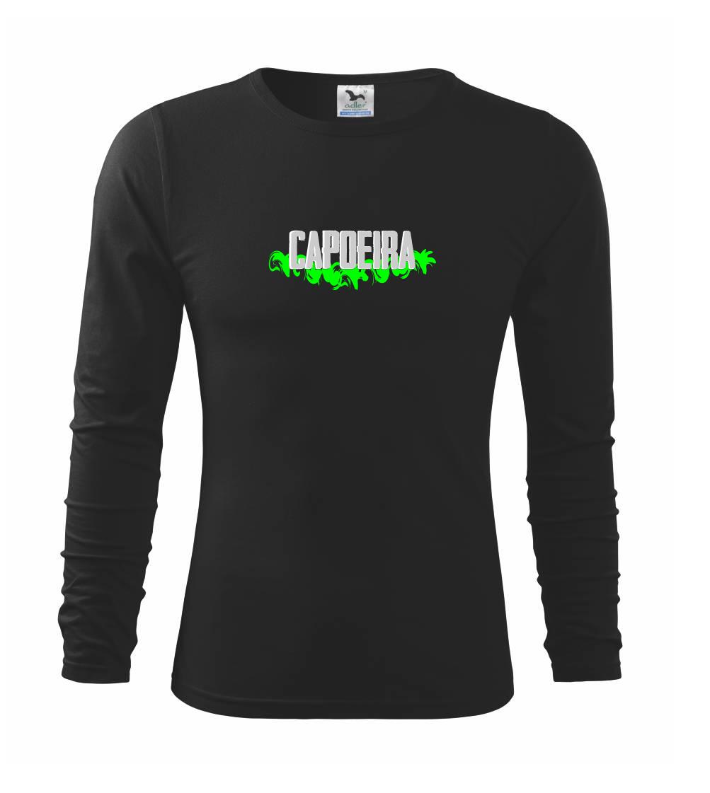 Capoeira nápis - zelený - Tričko s dlhým rukávom FIT-T long sleeve