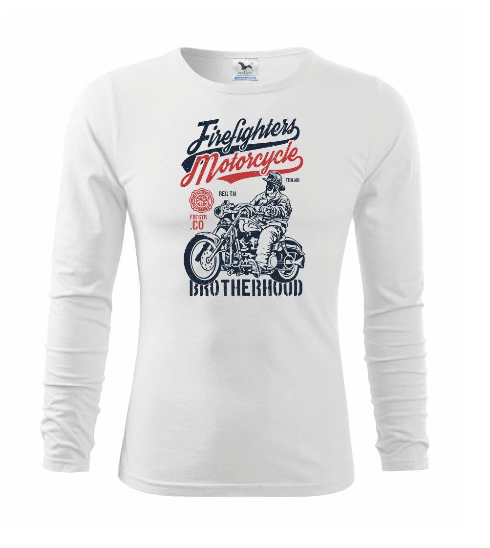 Firefighters Motorcycle - Tričko detské Long Sleeve