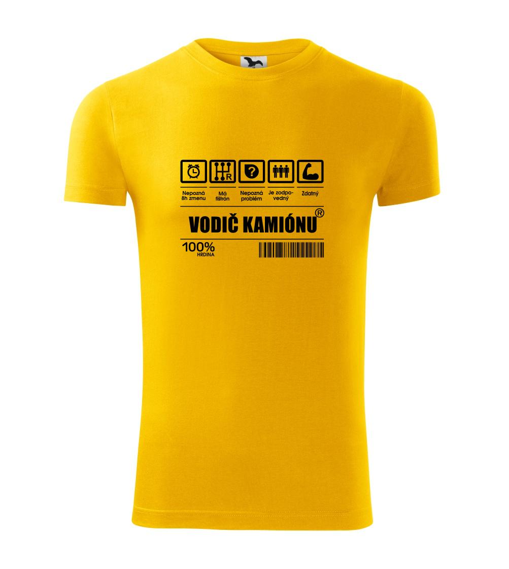 Čiarový kód - Vodič kamiónu - Viper FIT pánske tričko