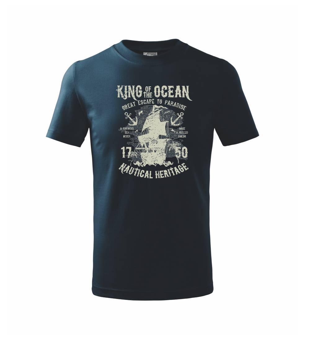 King Of The Ocean - Tričko detské basic