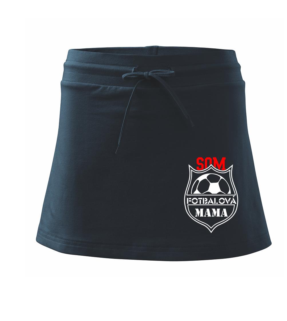 Som futbalová mama - Športová sukne - two in one