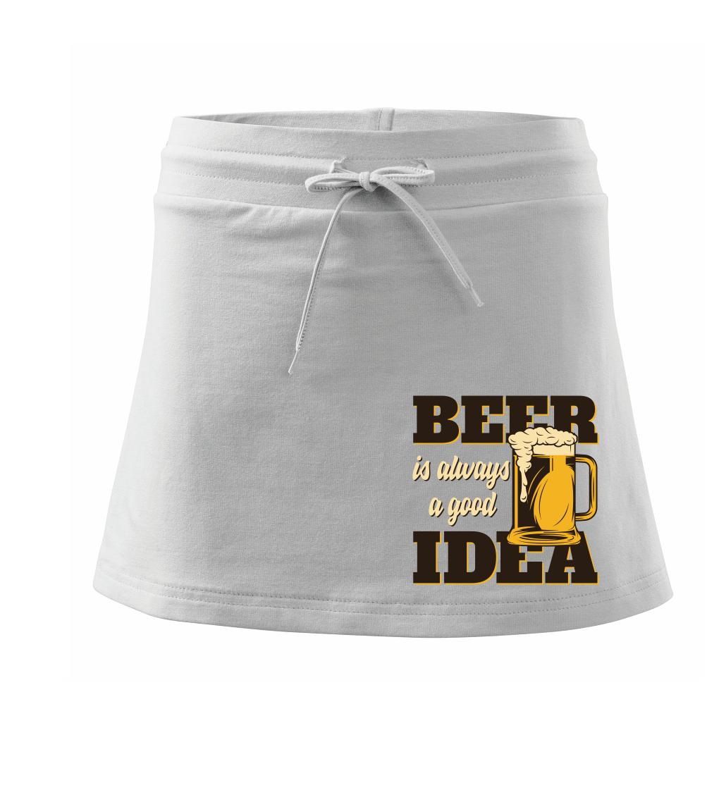 Beer idea - Športová sukne - two in one