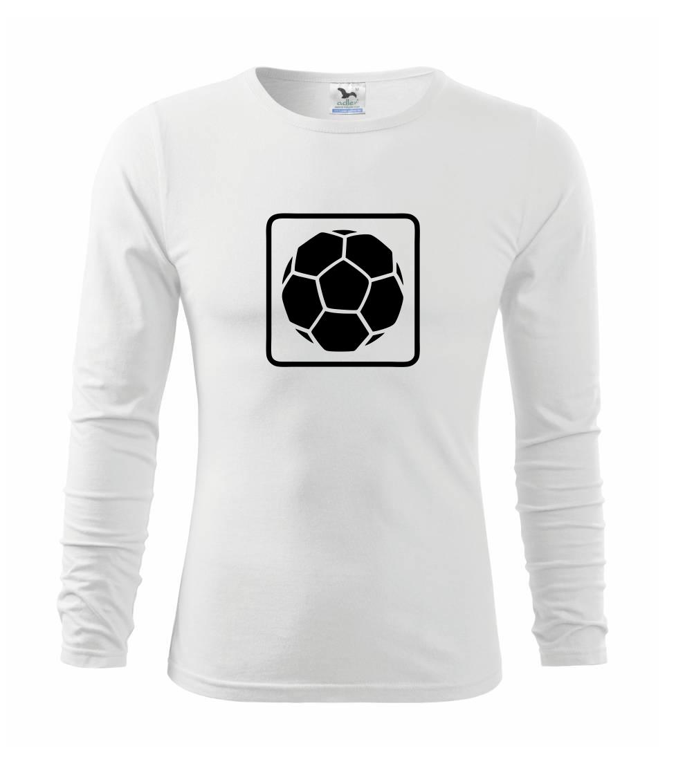 Fotbalová lopta emblem - Tričko detské Long Sleeve