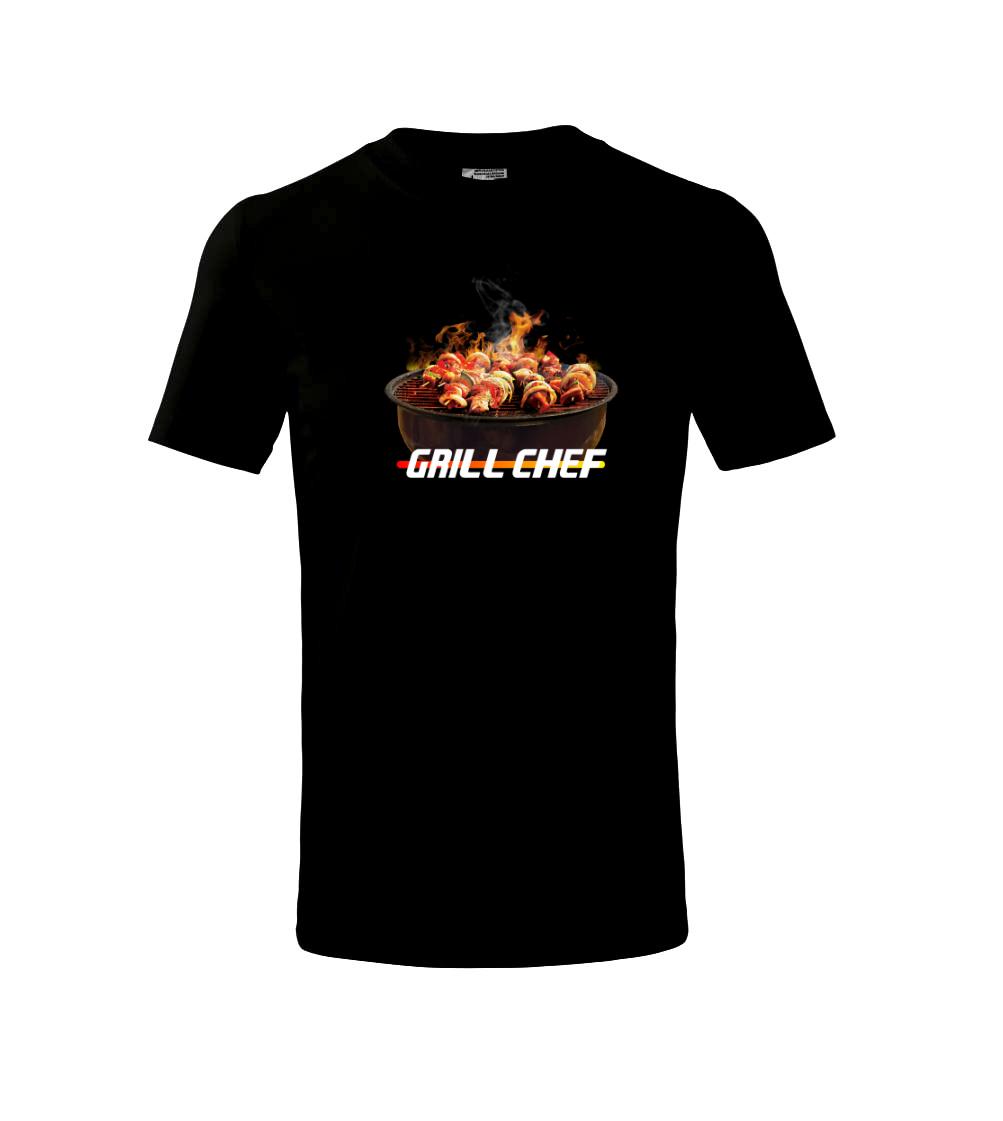 Grill chef - grill s ohňom - Tričko detské basic