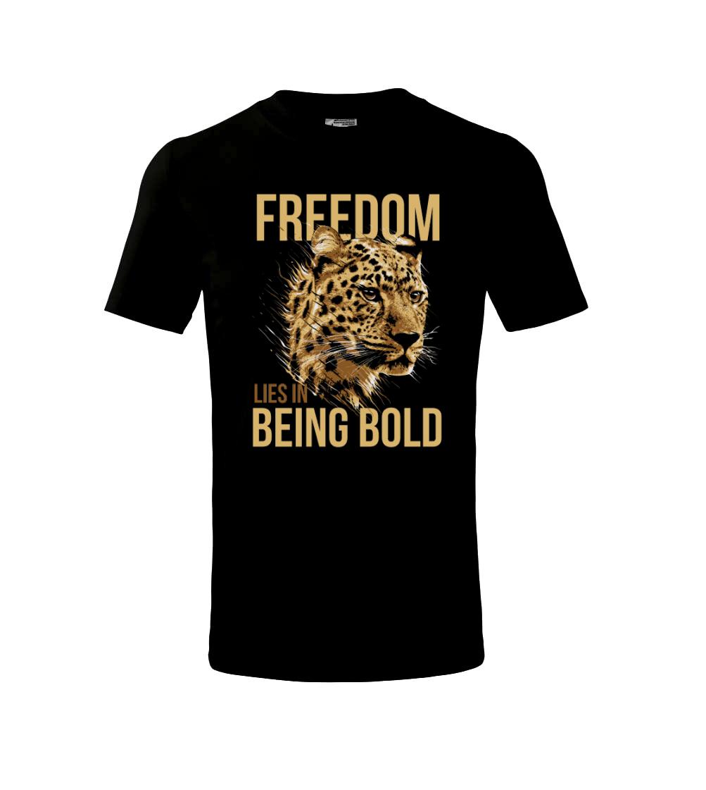 Leopard bold - Tričko detské basic