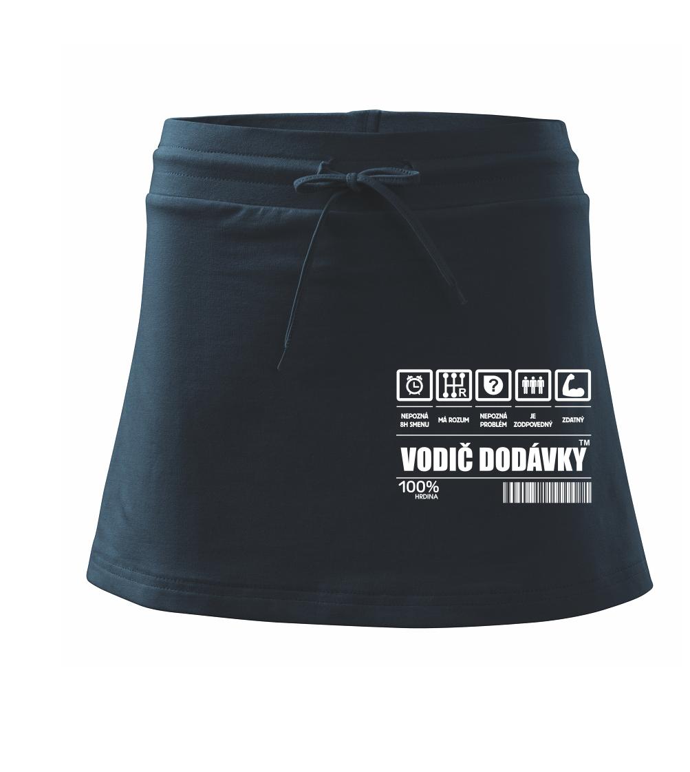 Čiarový kód - Vodič dodávky - Športová sukne - two in one