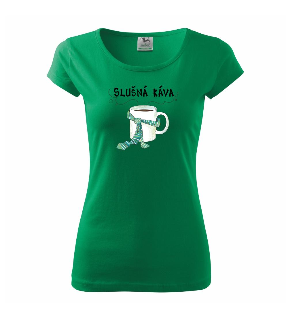 Slušná káva - Pure dámske tričko