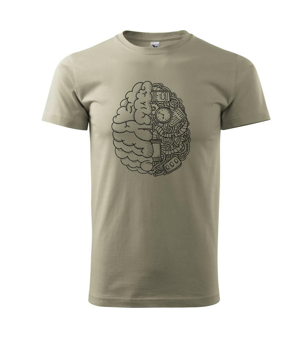 Mechanický mozog - Tričko Basic Extra veľké