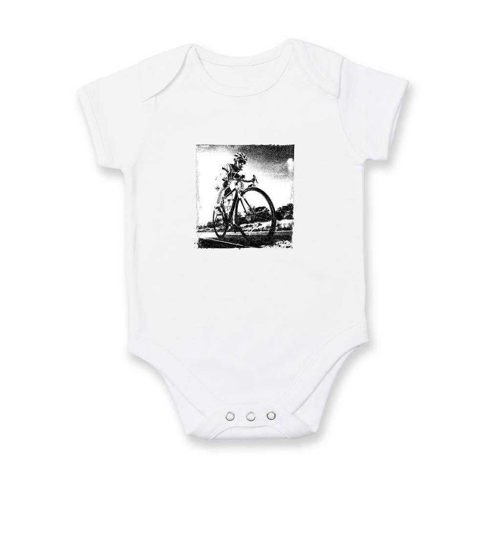 Cyklista čiernobiela cesta - Dojčenské body