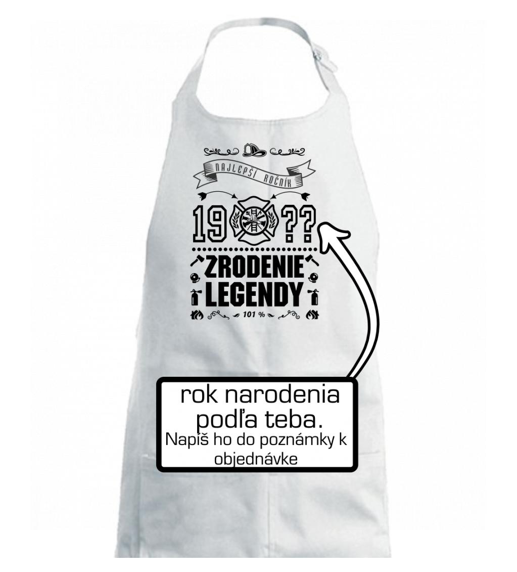 Zrodenie legendy - pre hasičov - Zástěra na vaření  