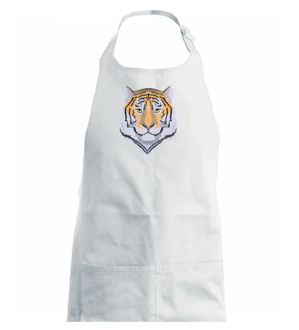 Tiger hlava - Detská zástera na varenie