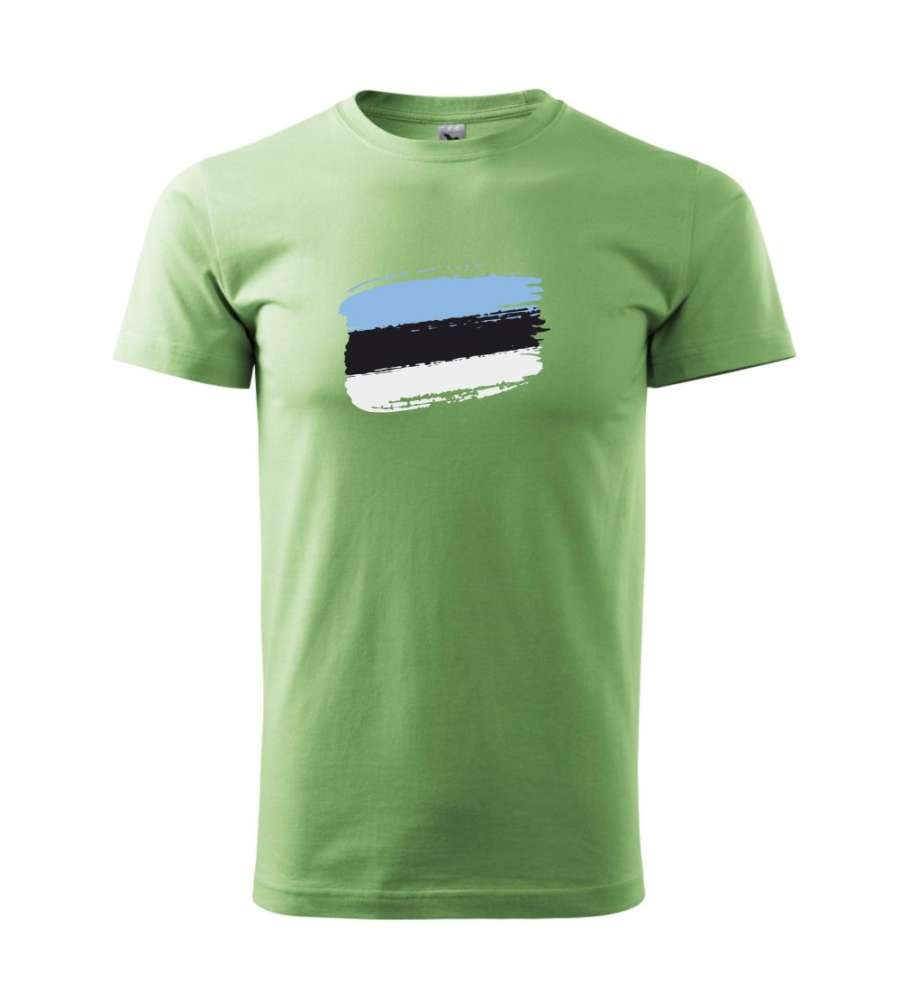Estónsko vlajka - Heavy new - tričko pánske