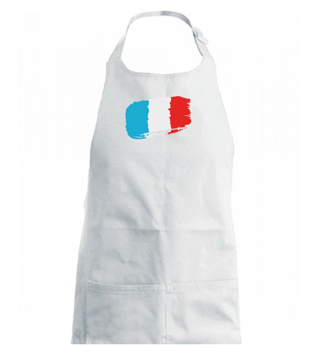 Francúzsko vlajka - Detská zástera na varenie