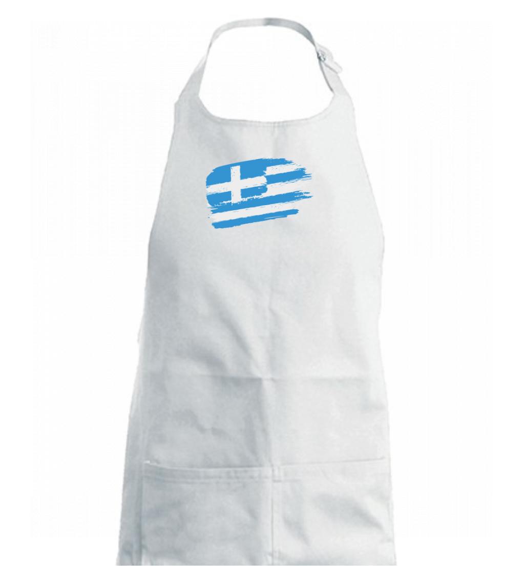 Grécko vlajka - Detská zástera na varenie