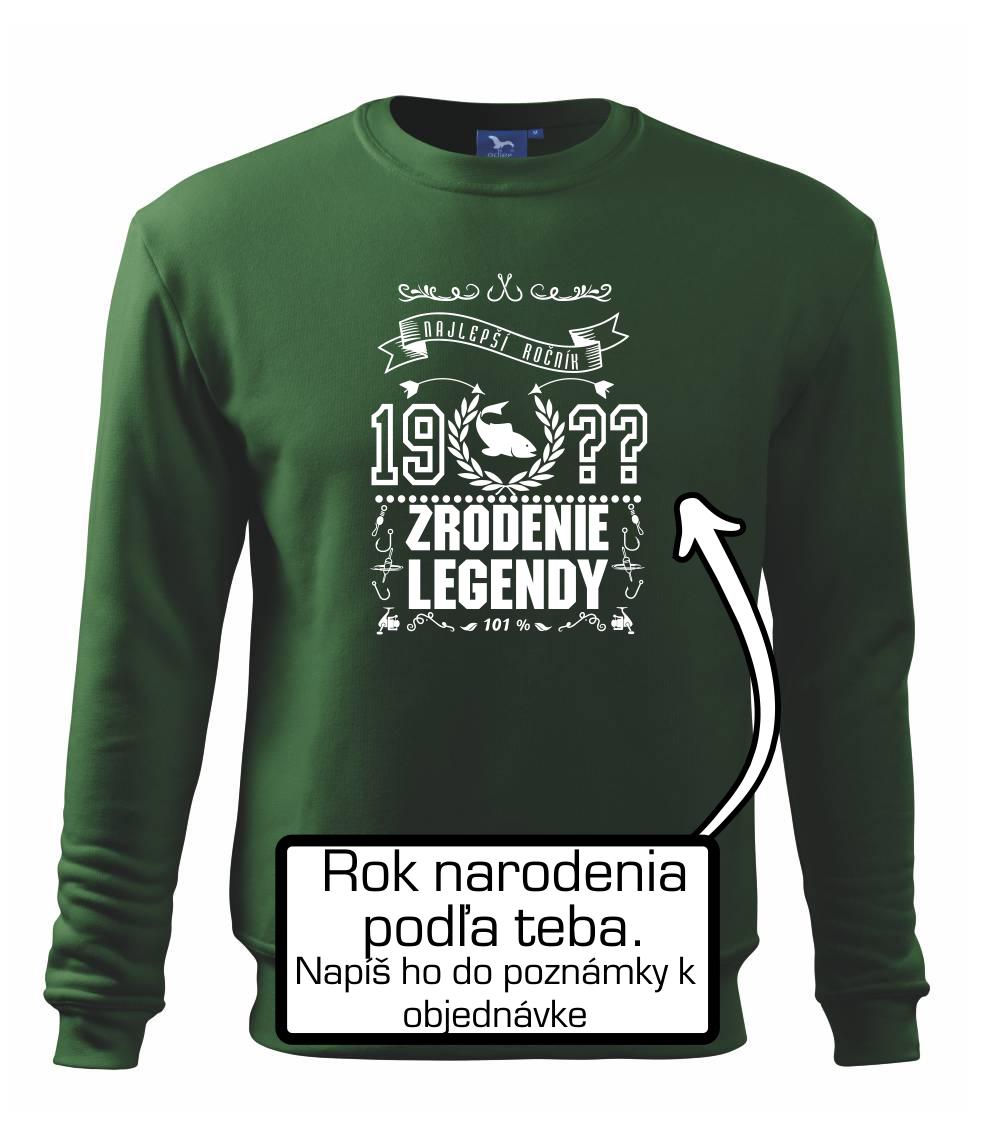 Zrodenie legendy - pre rybárov - Mikina Essential pánska