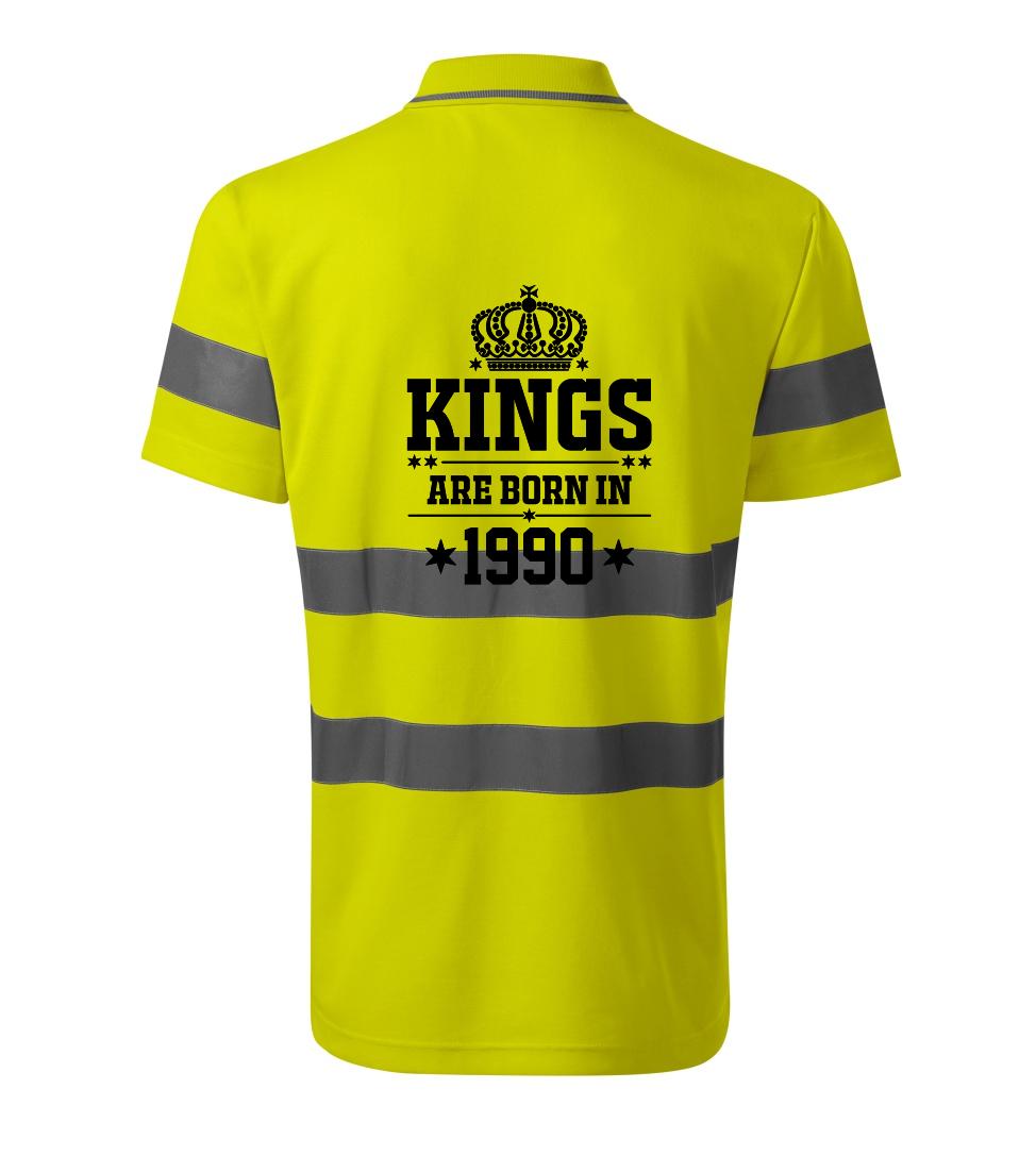 Kings are born in 1990 - HV Runway 2V9 - Reflexné polokošeľa