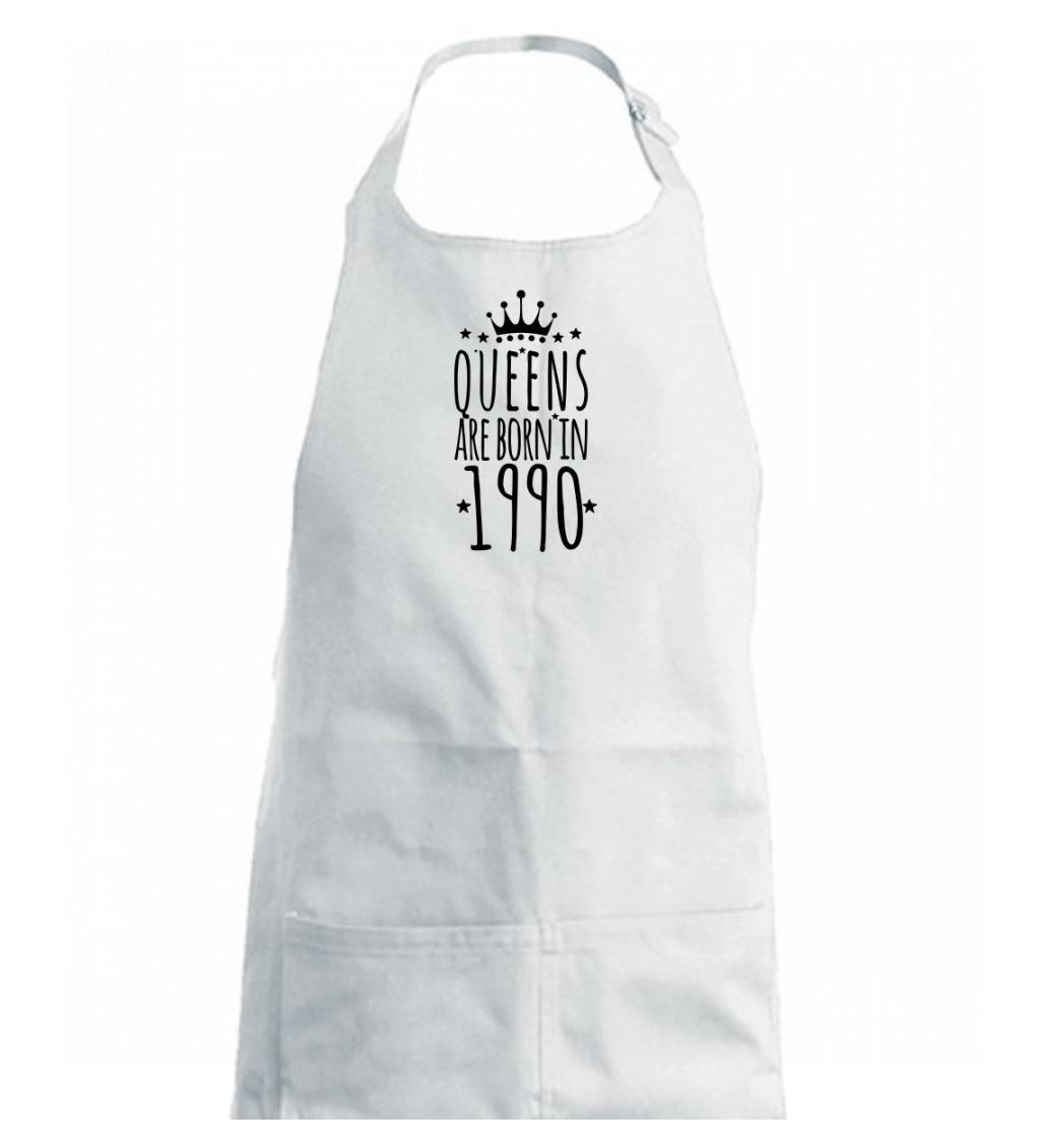 Queens are born in 1990 - Zástěra na vaření  