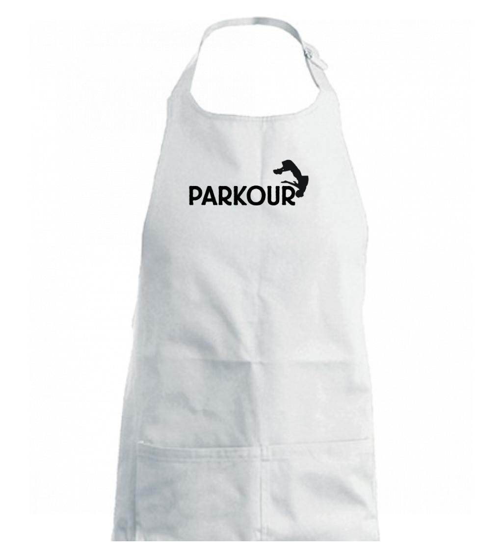 Parkour - salto - Detská zástera na varenie