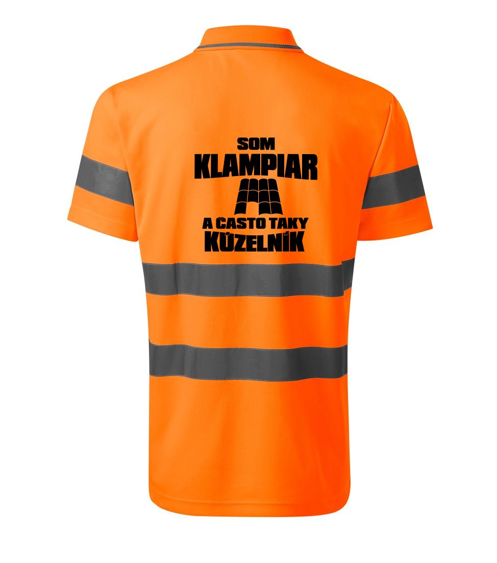 Klampiar kúzelník - HV Runway 2V9 - Reflexné polokošeľa