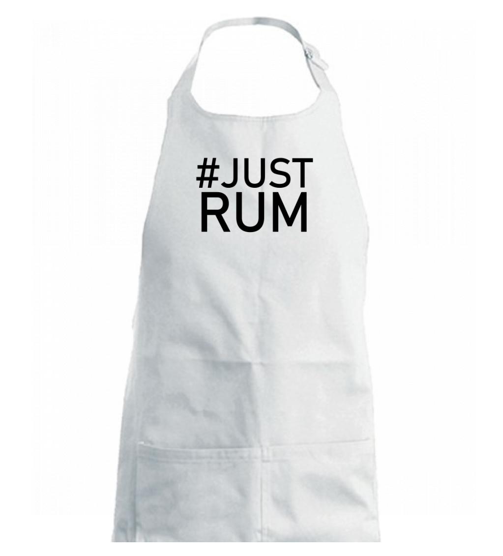 Just rum - Zástěra na vaření  