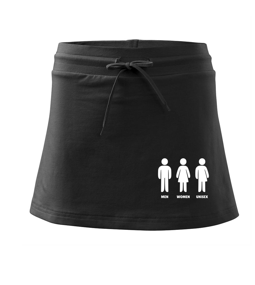 Man Woman Unisex - Športová sukne - two in one