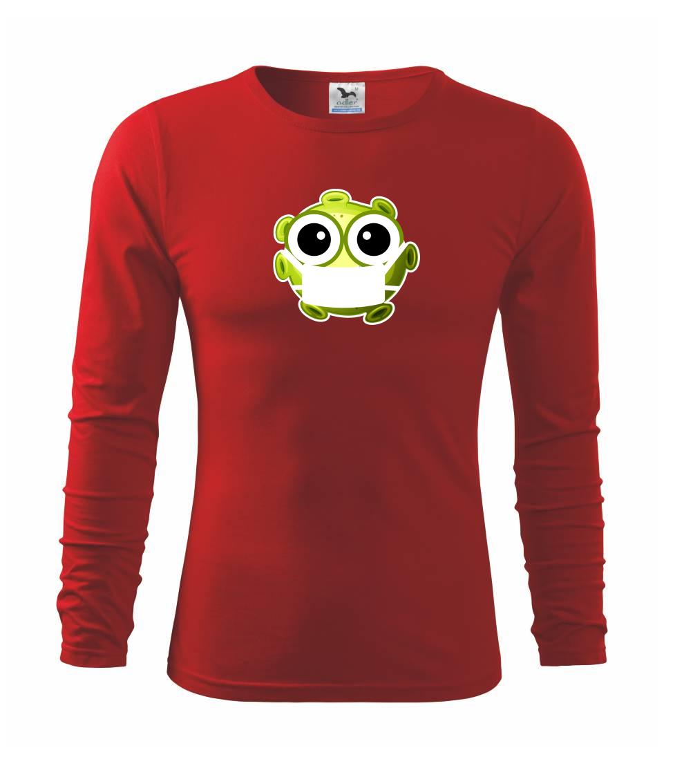 Vírus s rúškom - Tričko detské Long Sleeve