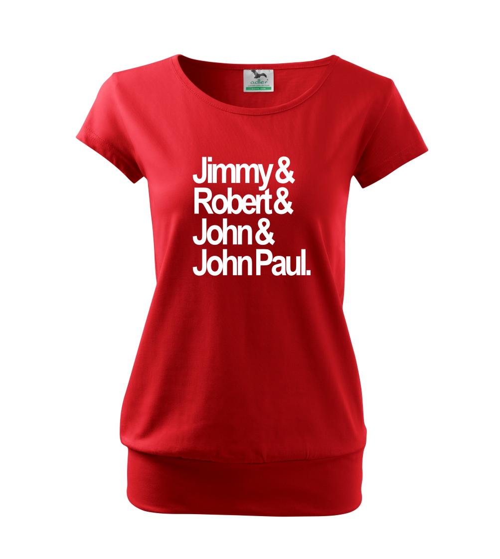 Jimmy Robert John John Paul - Voľné tričko city