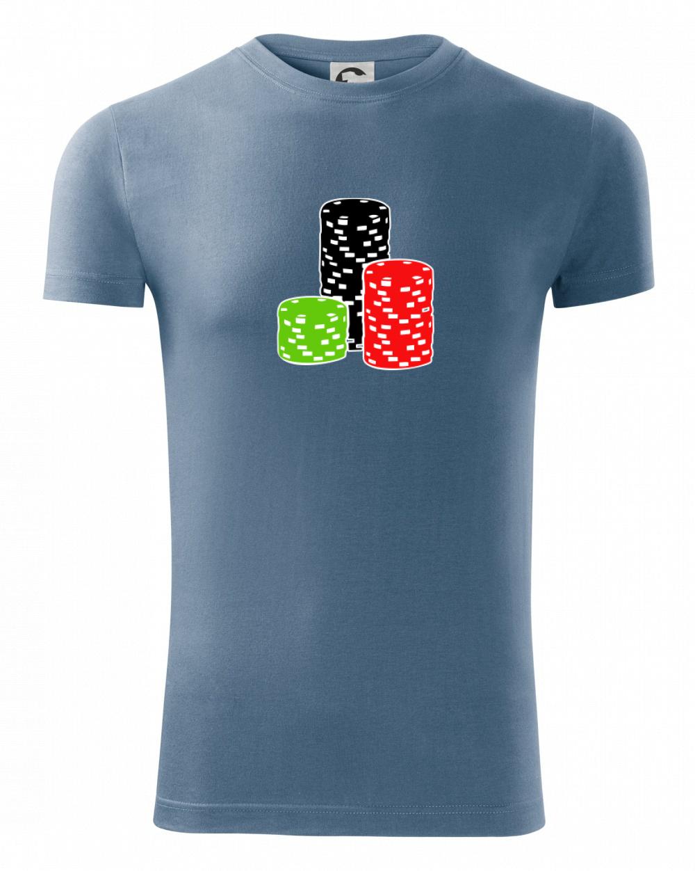 Poker žetóny - Viper FIT pánske tričko